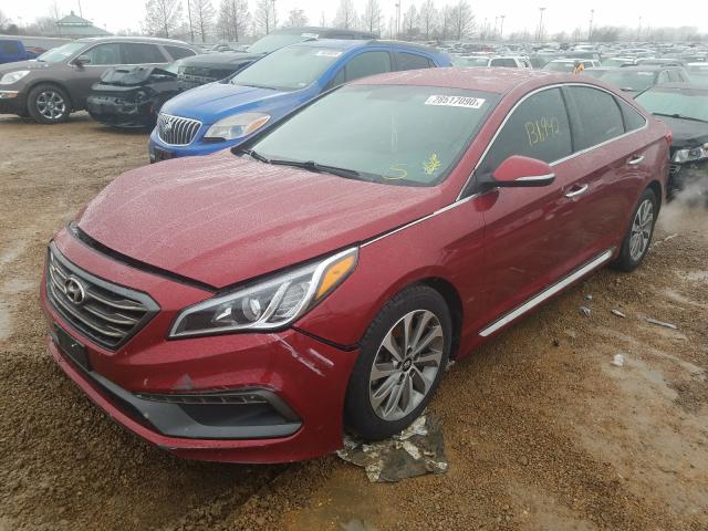 Photo 1 VIN: 5NPE34AF6GH314854 - HYUNDAI SONATA SPO 