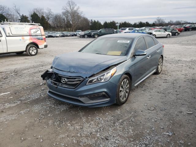 Photo 1 VIN: 5NPE34AF6GH315082 - HYUNDAI SONATA SPO 