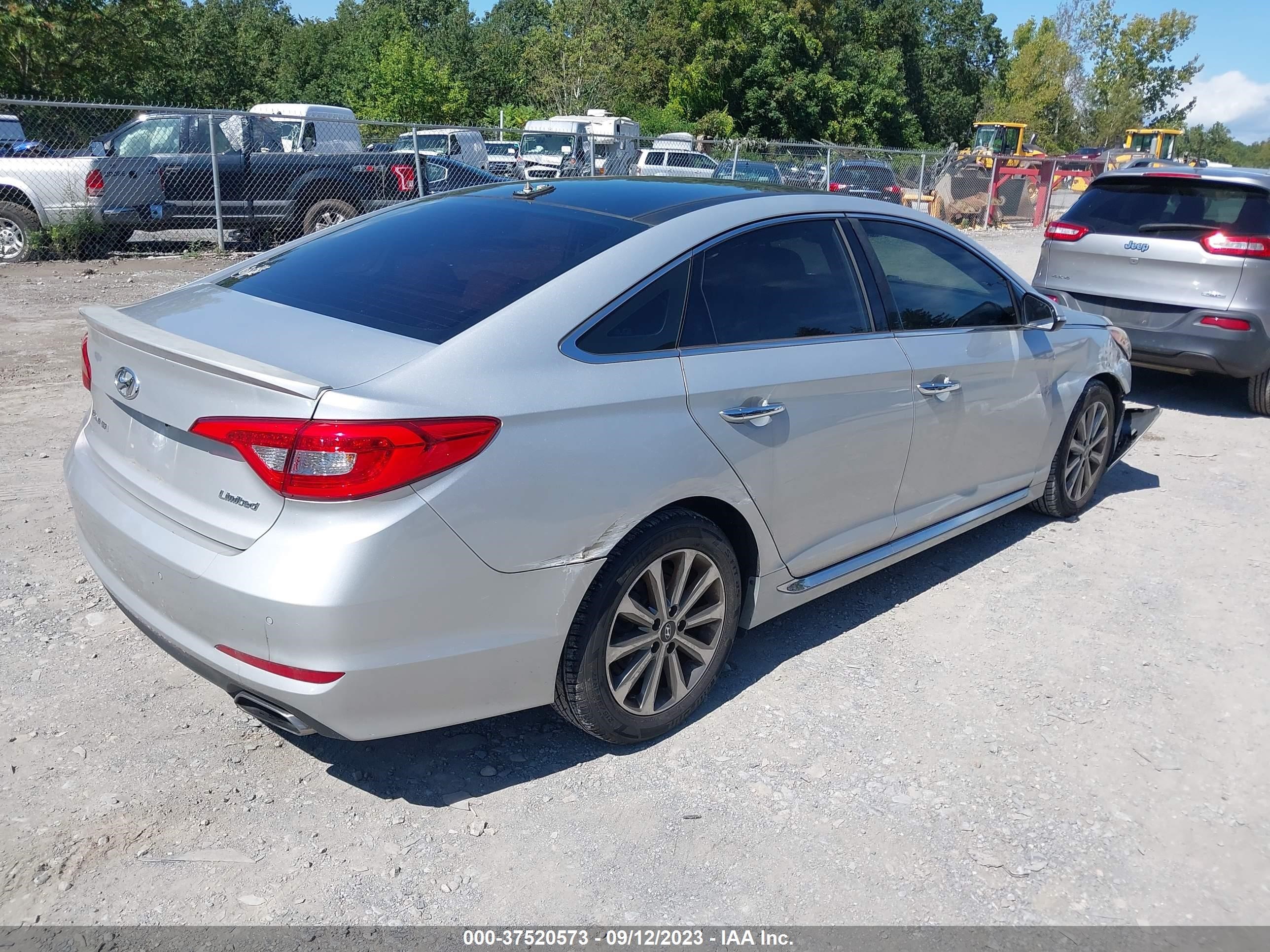 Photo 3 VIN: 5NPE34AF6GH315339 - HYUNDAI SONATA 