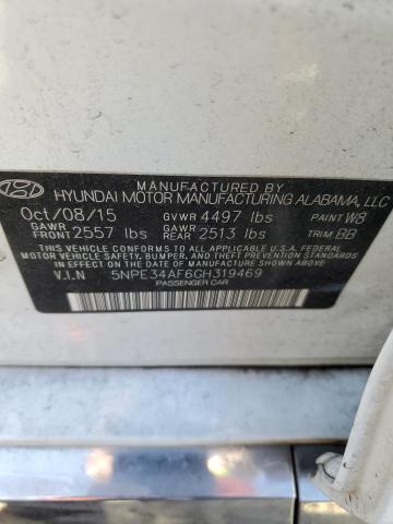 Photo 11 VIN: 5NPE34AF6GH319469 - HYUNDAI SONATA SPO 