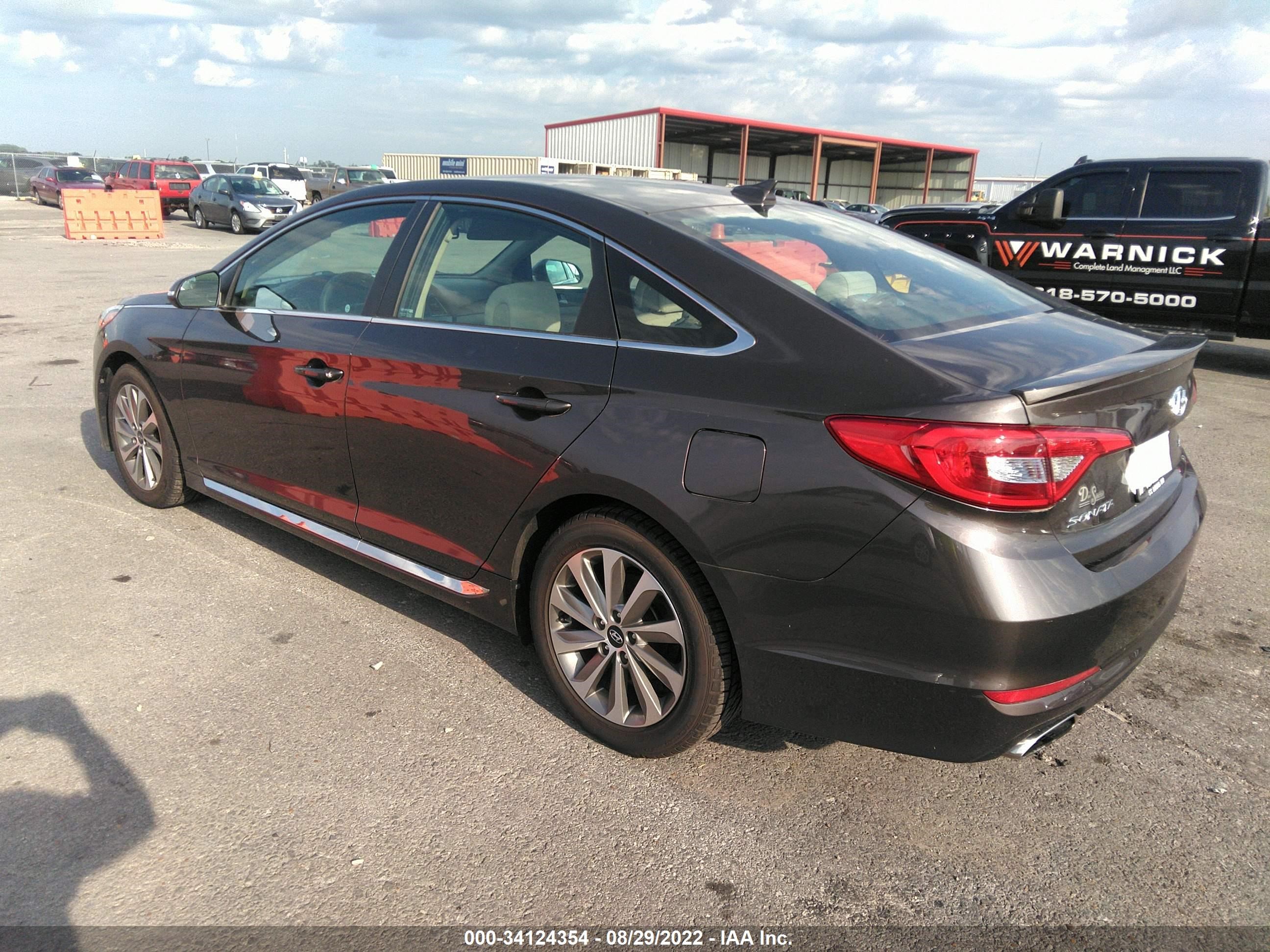 Photo 2 VIN: 5NPE34AF6GH320752 - HYUNDAI SONATA 