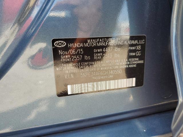 Photo 11 VIN: 5NPE34AF6GH340550 - HYUNDAI SONATA SPO 