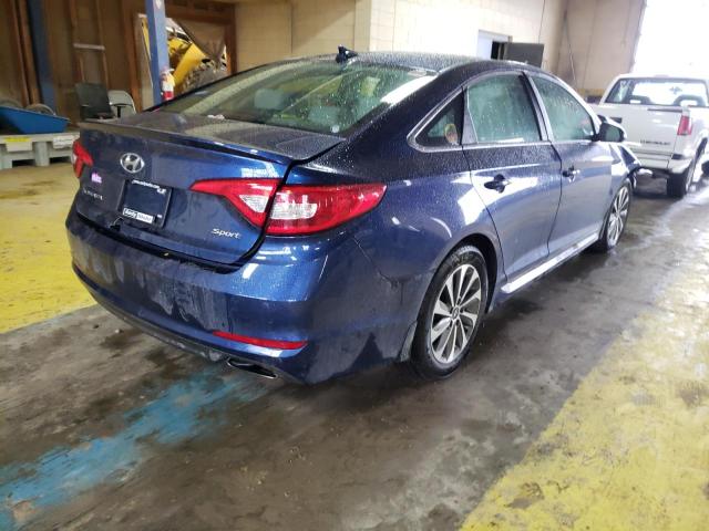 Photo 3 VIN: 5NPE34AF6GH357123 - HYUNDAI SONATA SPO 