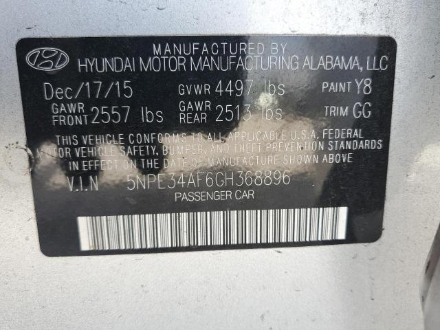 Photo 11 VIN: 5NPE34AF6GH368896 - HYUNDAI SONATA SPO 