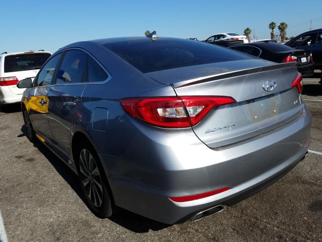 Photo 2 VIN: 5NPE34AF6GH372446 - HYUNDAI SONATA SPO 