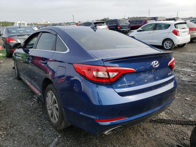 Photo 2 VIN: 5NPE34AF6GH391790 - HYUNDAI SONATA SPO 