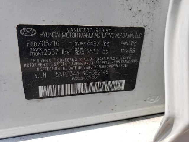 Photo 12 VIN: 5NPE34AF6GH392146 - HYUNDAI SONATA SPO 