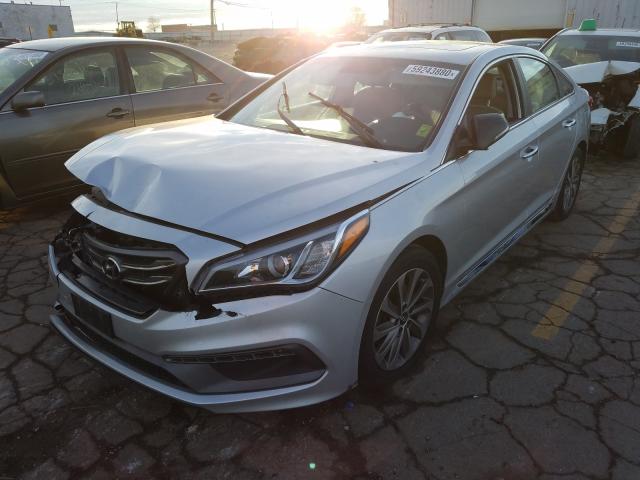 Photo 1 VIN: 5NPE34AF6GH410533 - HYUNDAI SONATA SPO 