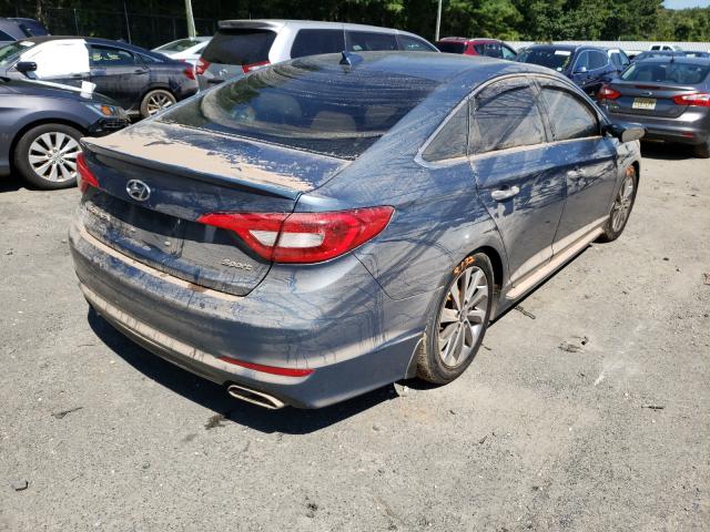 Photo 3 VIN: 5NPE34AF6GH419586 - HYUNDAI SONATA SPO 