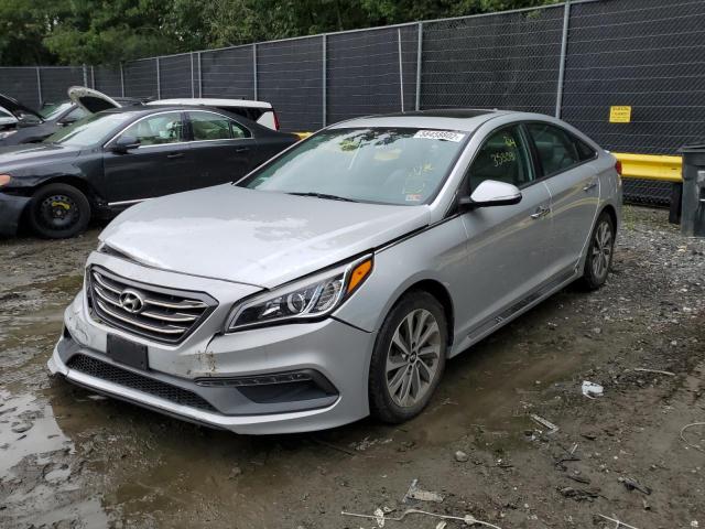 Photo 1 VIN: 5NPE34AF6GH422777 - HYUNDAI SONATA SPO 