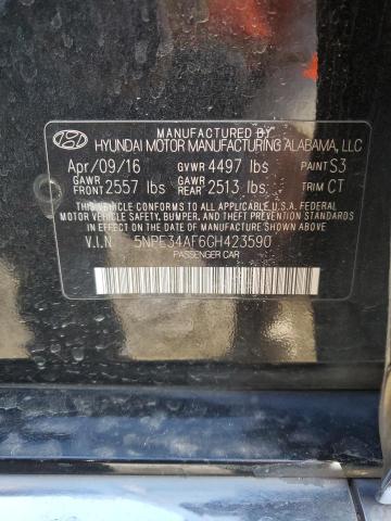 Photo 12 VIN: 5NPE34AF6GH423590 - HYUNDAI SONATA 