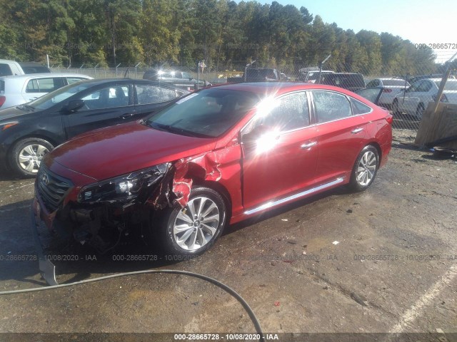 Photo 1 VIN: 5NPE34AF6GH428255 - HYUNDAI SONATA 