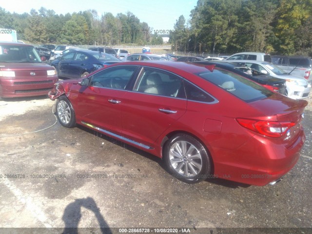 Photo 2 VIN: 5NPE34AF6GH428255 - HYUNDAI SONATA 