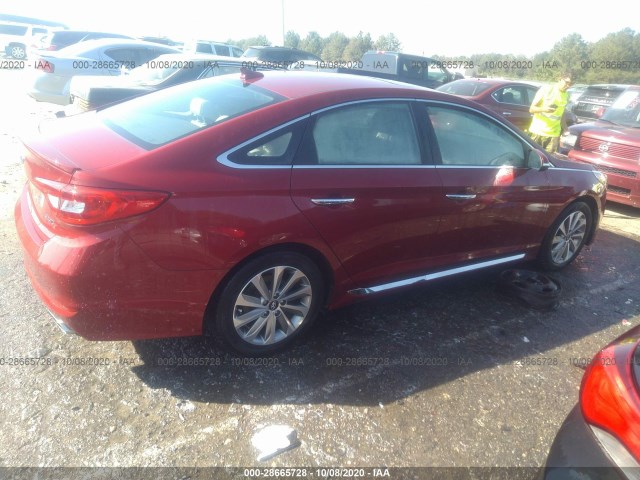 Photo 3 VIN: 5NPE34AF6GH428255 - HYUNDAI SONATA 