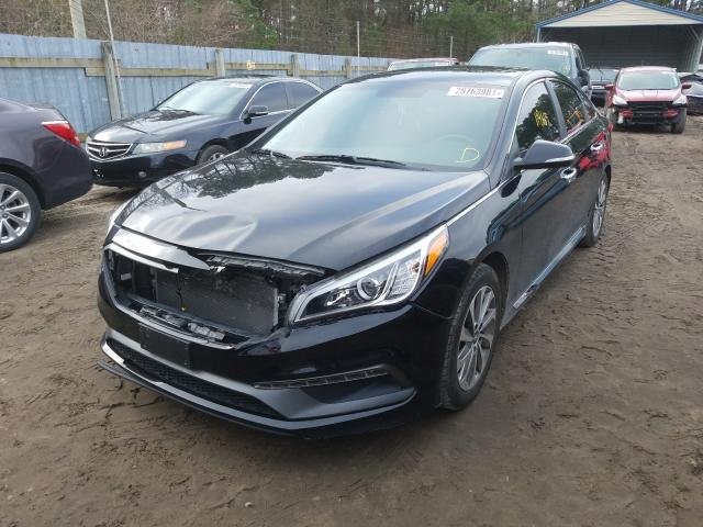 Photo 1 VIN: 5NPE34AF6GH429762 - HYUNDAI SONATA SPO 