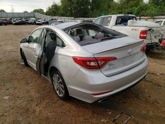 Photo 2 VIN: 5NPE34AF6HH436583 - HYUNDAI SONATA SPO 