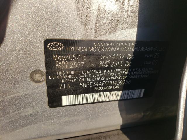 Photo 9 VIN: 5NPE34AF6HH439256 - HYUNDAI SONATA SPO 