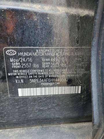 Photo 12 VIN: 5NPE34AF6HH449592 - HYUNDAI SONATA 