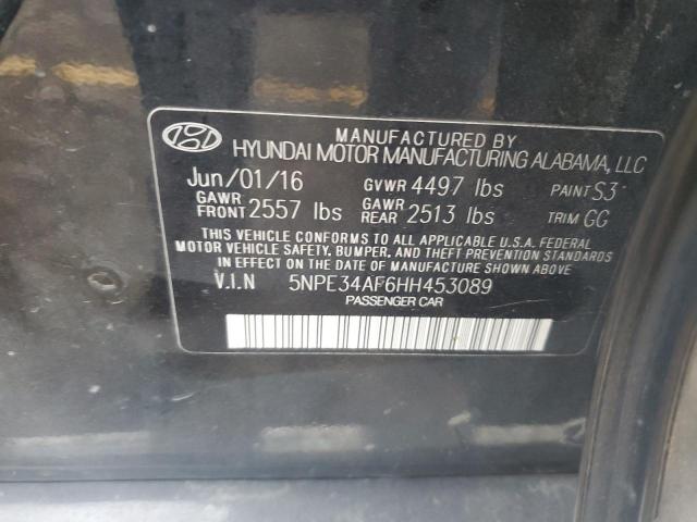 Photo 11 VIN: 5NPE34AF6HH453089 - HYUNDAI SONATA 