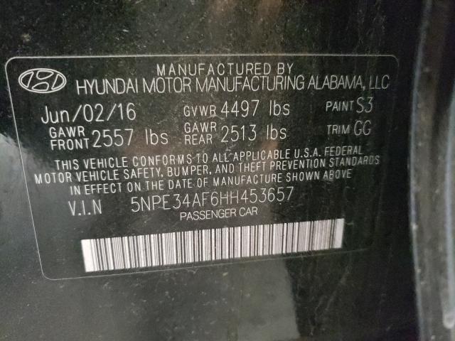 Photo 9 VIN: 5NPE34AF6HH453657 - HYUNDAI SONATA SPO 