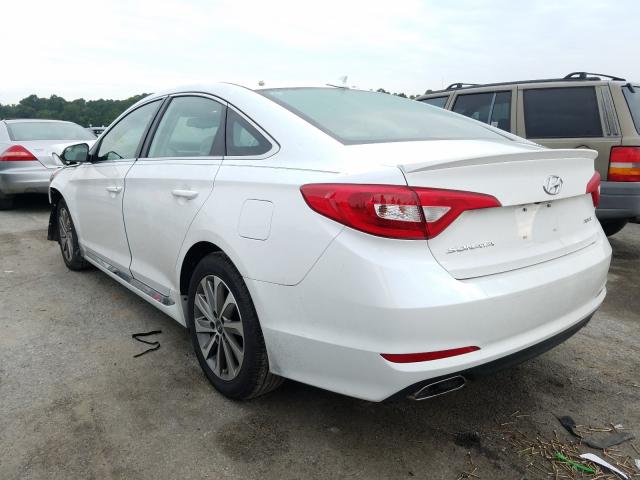 Photo 2 VIN: 5NPE34AF6HH489803 - HYUNDAI SONATA SPO 