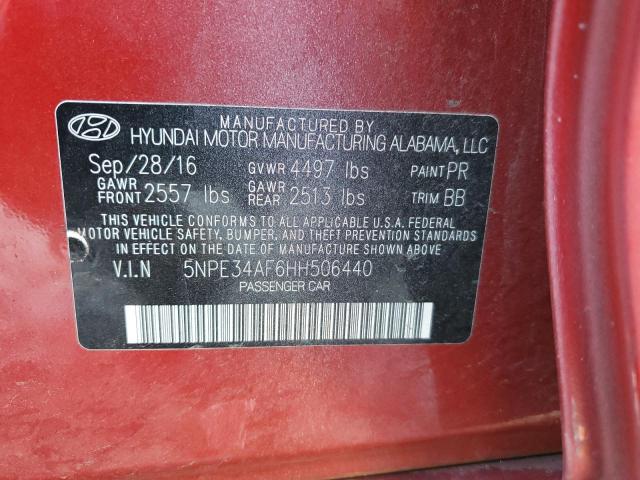 Photo 11 VIN: 5NPE34AF6HH506440 - HYUNDAI SONATA 