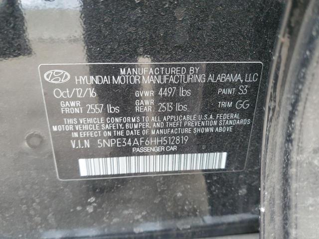 Photo 11 VIN: 5NPE34AF6HH512819 - HYUNDAI SONATA SPO 