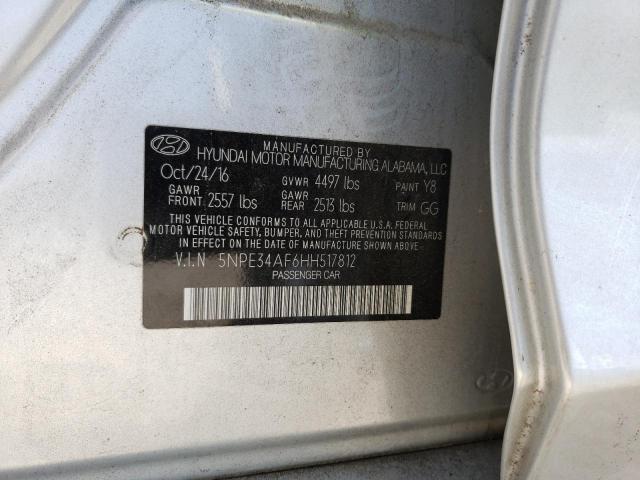 Photo 11 VIN: 5NPE34AF6HH517812 - HYUNDAI SONATA SPO 