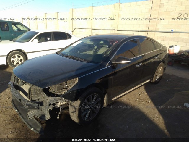 Photo 1 VIN: 5NPE34AF6HH525618 - HYUNDAI SONATA 