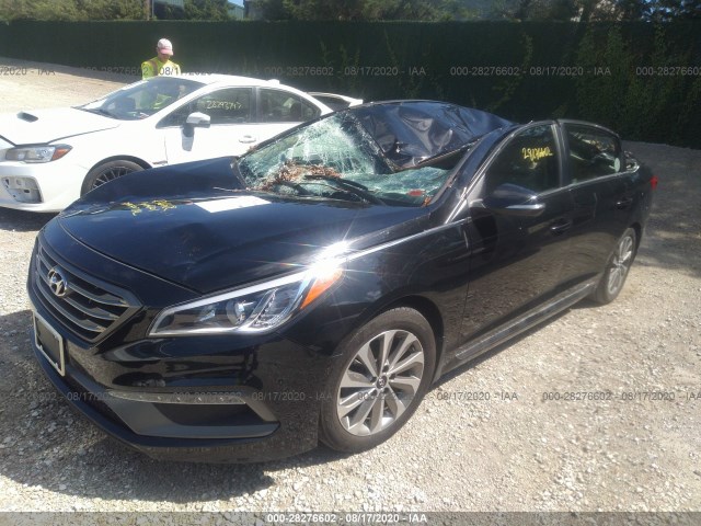 Photo 1 VIN: 5NPE34AF6HH553628 - HYUNDAI SONATA 