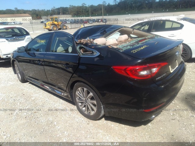 Photo 2 VIN: 5NPE34AF6HH553628 - HYUNDAI SONATA 