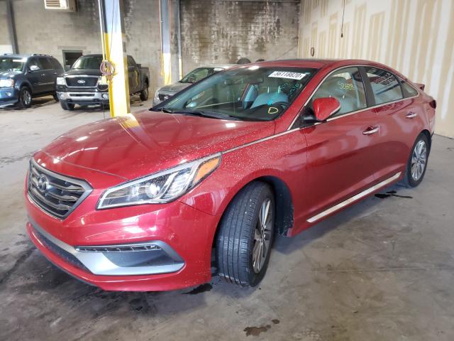 Photo 1 VIN: 5NPE34AF6HH559672 - HYUNDAI SONATA SPO 