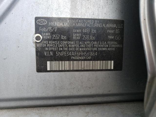 Photo 12 VIN: 5NPE34AF6HH561664 - HYUNDAI SONATA SPO 