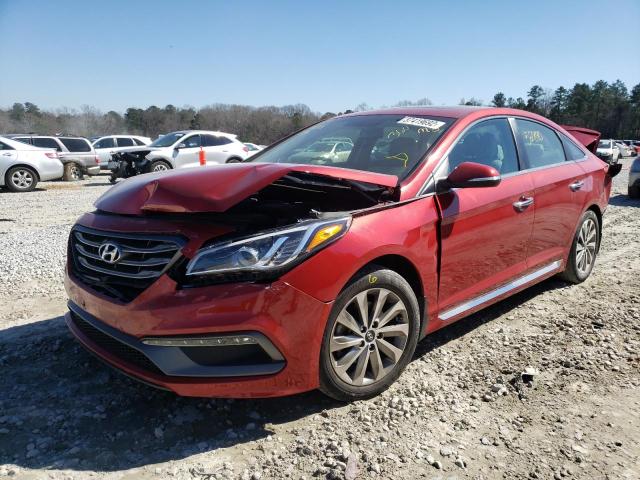 Photo 1 VIN: 5NPE34AF6HH566914 - HYUNDAI SONATA SPO 