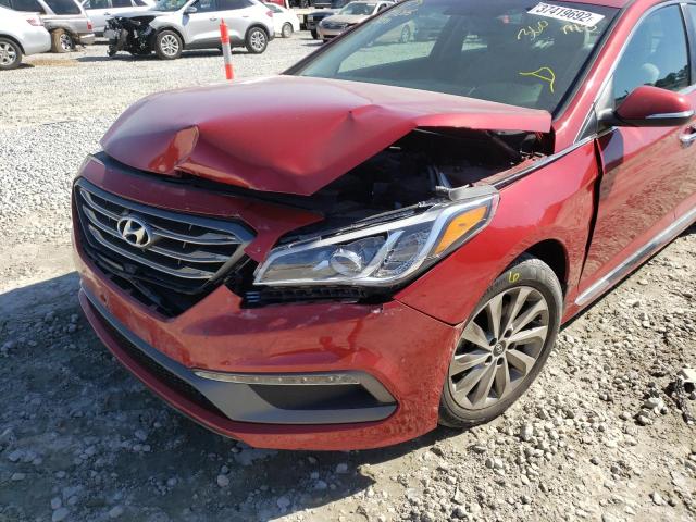 Photo 8 VIN: 5NPE34AF6HH566914 - HYUNDAI SONATA SPO 