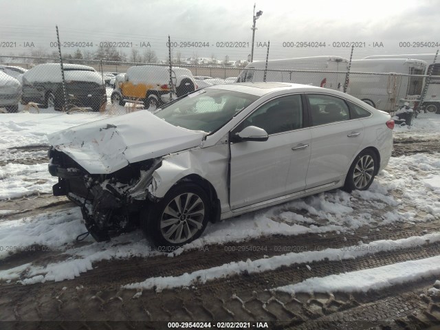 Photo 1 VIN: 5NPE34AF6HH571885 - HYUNDAI SONATA 