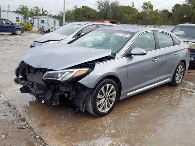 Photo 1 VIN: 5NPE34AF6HH583986 - HYUNDAI SONATA SPO 