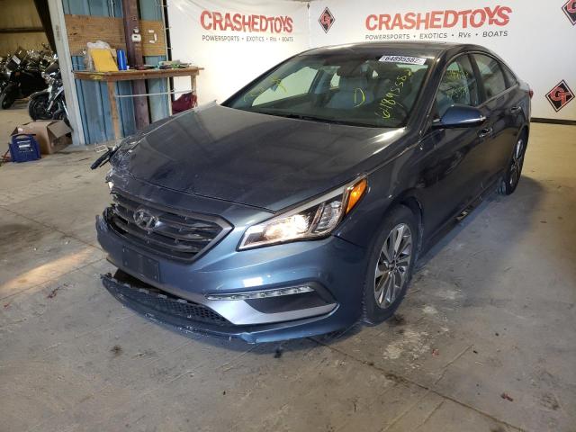 Photo 1 VIN: 5NPE34AF6HH587536 - HYUNDAI SONATA SPO 