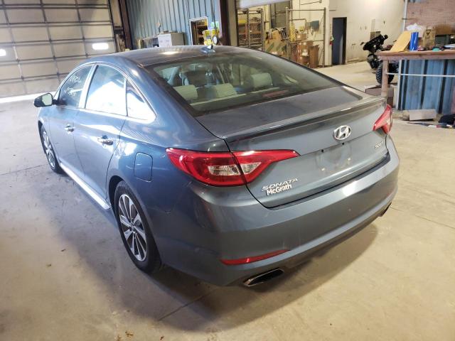 Photo 2 VIN: 5NPE34AF6HH587536 - HYUNDAI SONATA SPO 