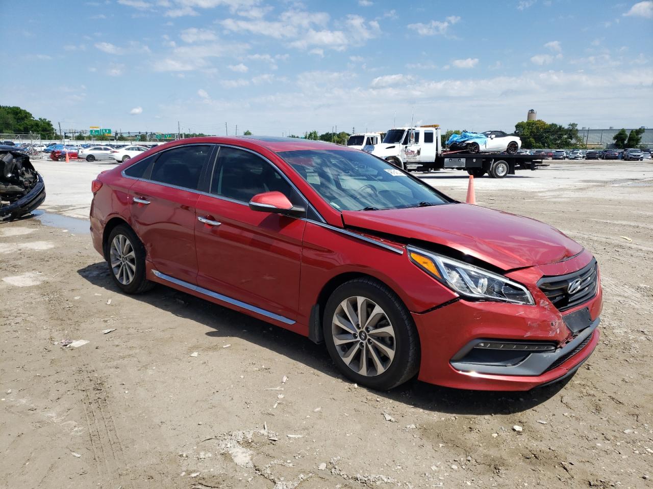 Photo 3 VIN: 5NPE34AF6HH591201 - HYUNDAI SONATA 