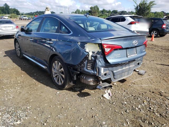 Photo 2 VIN: 5NPE34AF6HH593224 - HYUNDAI SONATA SPO 