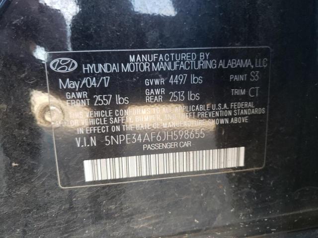 Photo 9 VIN: 5NPE34AF6JH598655 - HYUNDAI SONATA SPO 