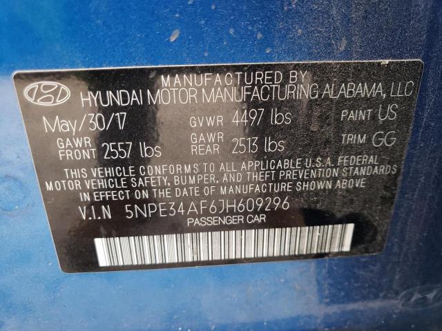 Photo 9 VIN: 5NPE34AF6JH609296 - HYUNDAI SONATA SPO 