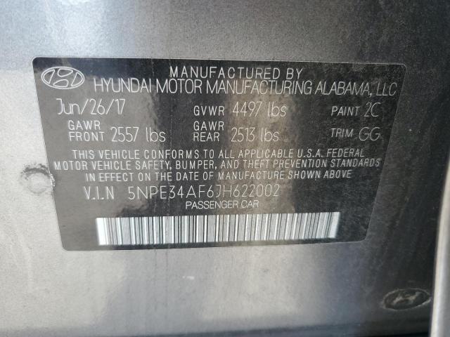 Photo 11 VIN: 5NPE34AF6JH622002 - HYUNDAI SONATA SPO 