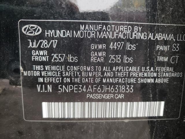 Photo 9 VIN: 5NPE34AF6JH631833 - HYUNDAI SONATA SPO 