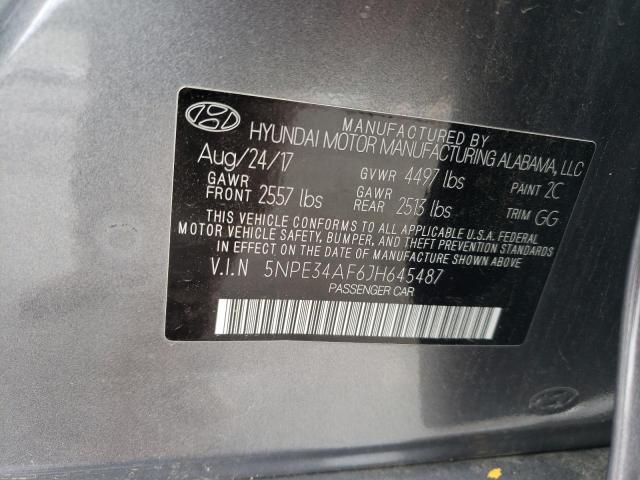 Photo 11 VIN: 5NPE34AF6JH645487 - HYUNDAI SONATA SPO 