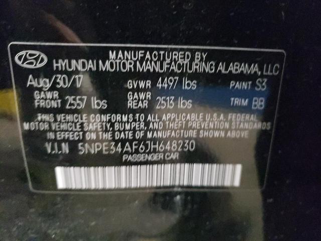 Photo 11 VIN: 5NPE34AF6JH648230 - HYUNDAI SONATA 