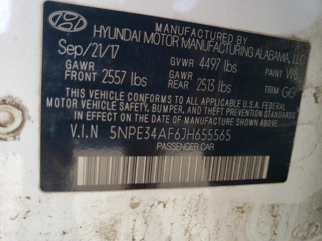 Photo 11 VIN: 5NPE34AF6JH655565 - HYUNDAI SONATA SPO 