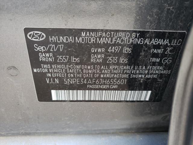 Photo 9 VIN: 5NPE34AF6JH655601 - HYUNDAI SONATA SPO 