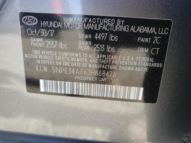 Photo 11 VIN: 5NPE34AF6JH668476 - HYUNDAI SONATA SPO 